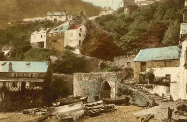 Clovelly, Eingang zum Dorf